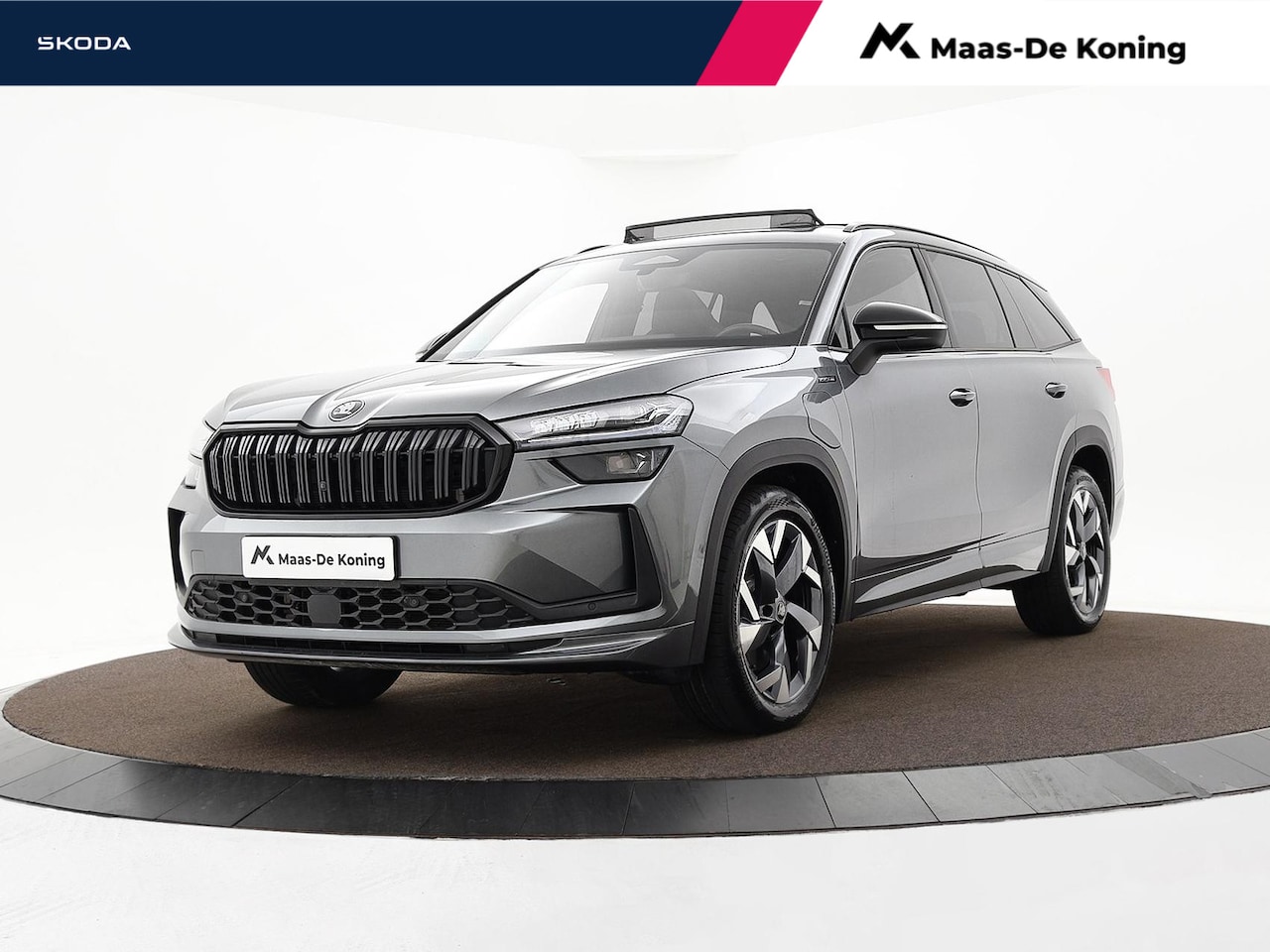 Skoda Kodiaq - 1.5 TSI PHEV 204pk Sportline Business · Panoramadak · Camera · Trekhaak · Matrix LED · Can - AutoWereld.nl