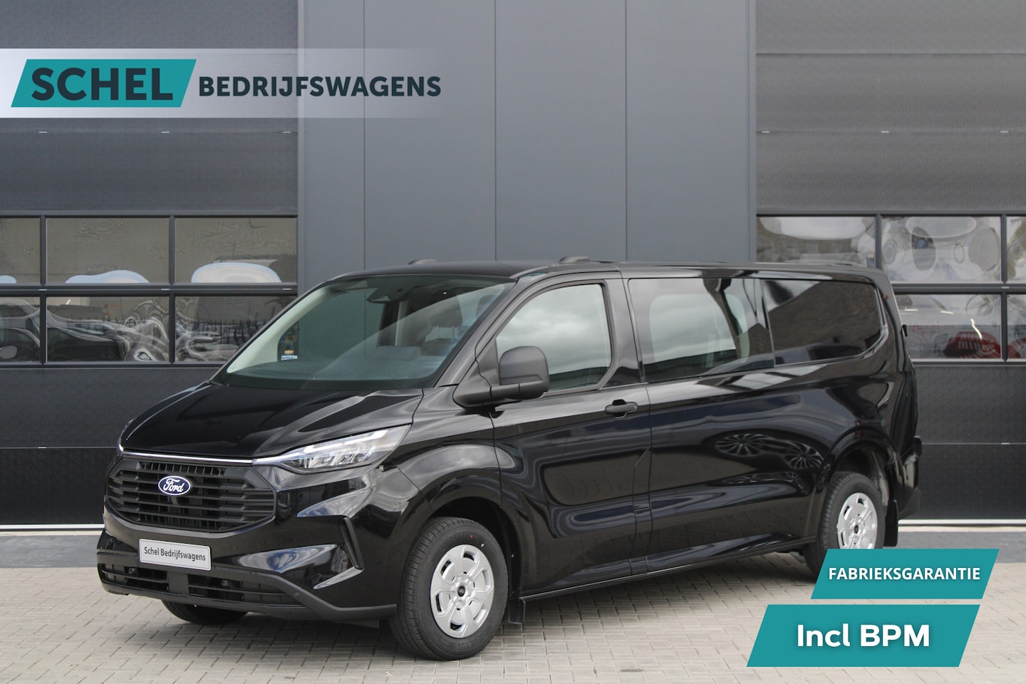 Ford Transit Custom - 320 2.0 TDCI L2H1 Trend DC 6 Zits 170pk - Trekhaak - Stoel/Stuurverwarming - Cruise - 70l - AutoWereld.nl