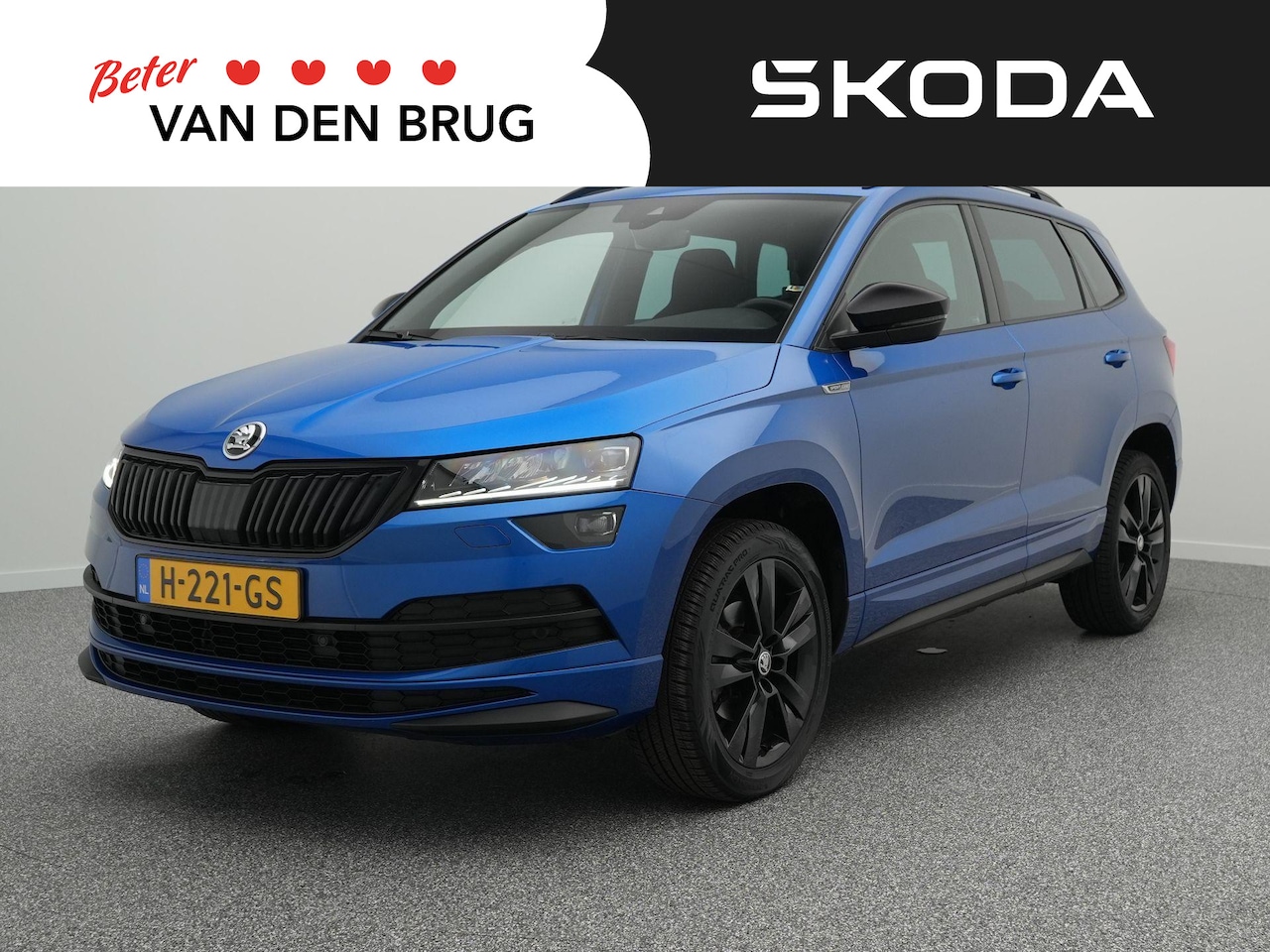 Skoda Karoq - 1.5 TSI 150pk AUTOMAAT Sportline Business | NL-auto! | Trekhaak | Verwarmbaar voorruit | S - AutoWereld.nl