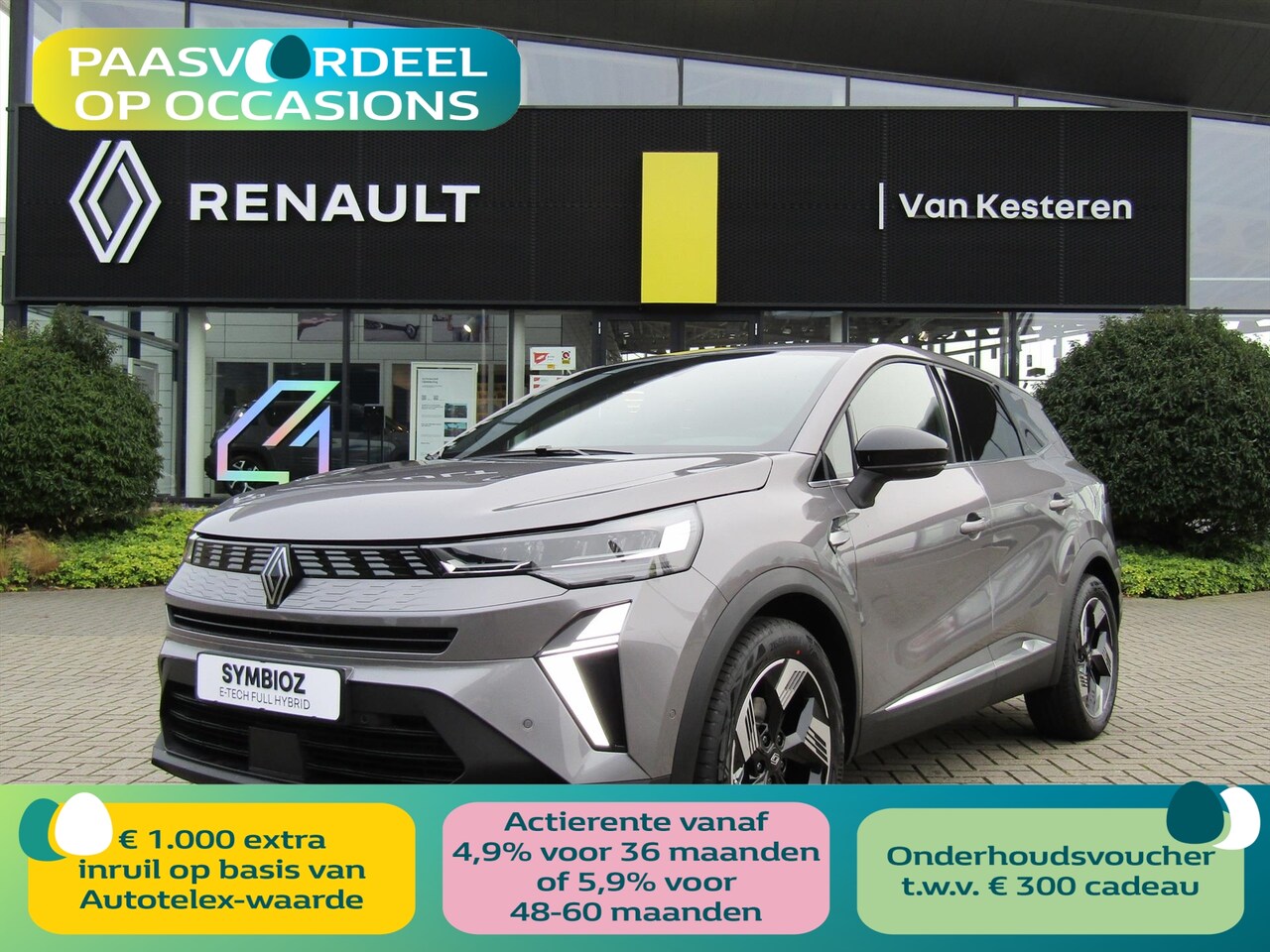 Renault Symbioz - 1.6 E-Tech full hybrid 160pk Aut Techno - AutoWereld.nl