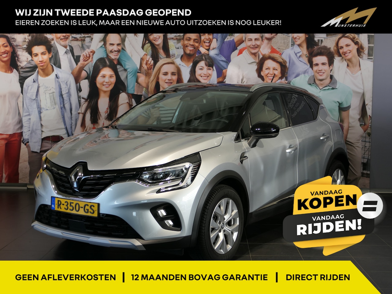 Renault Captur - 1.6 E-Tech Plug-in Hybrid 160 Intens - SOH 94,1% - Dealer onderhouden! - Trekhaak - Camera - AutoWereld.nl