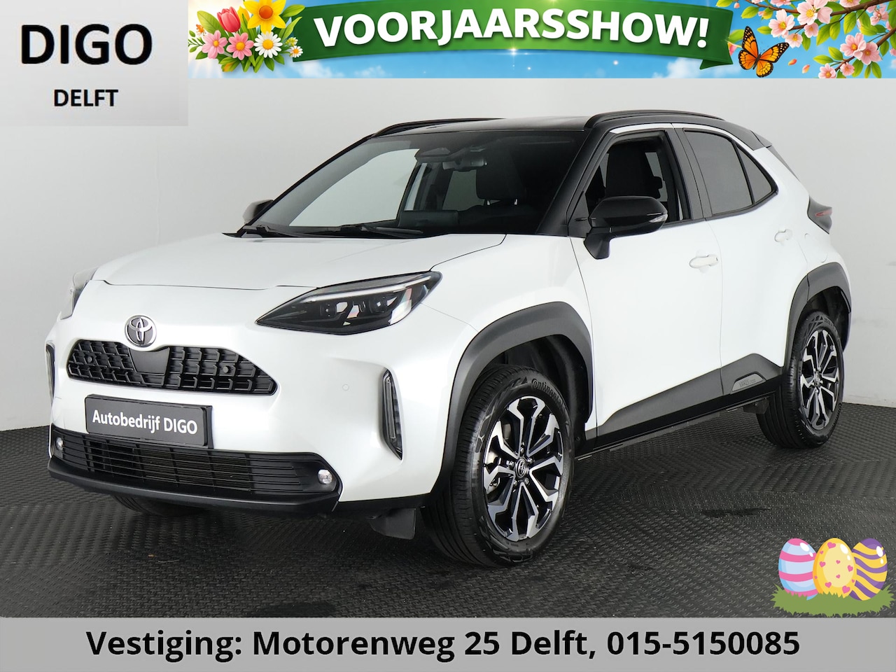 Toyota Yaris Cross - 1.5 HYBRIDE DYNAMIC LUXERY BITONE GARANTIE 4-2034 * BLIND SPOT . NAVI.CAMERA. PDC V+A. - AutoWereld.nl