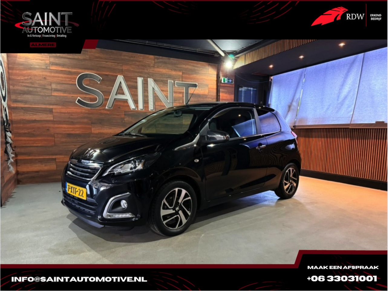 Peugeot 108 - 1.0 e-VTi Allure | Cabrio Top | Leer| Stoel verwarming | - AutoWereld.nl