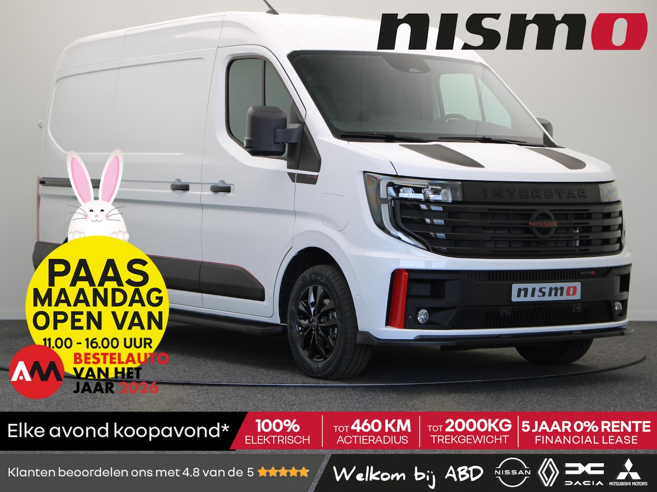 Nissan Interstar-e - Nismo + | Alleen Bij ABD! | 0% Rente | 5 Jaar Garantie | Nissan Motorsport | 2000KG Trekge - AutoWereld.nl