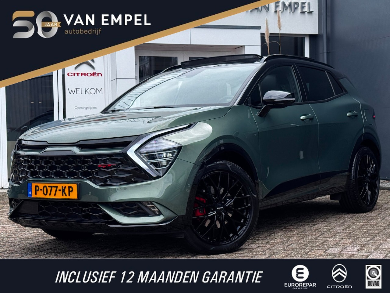 Kia Sportage - 1.6 T-GDi Hybrid GT-PlusLine NL-Auto | Schuif-Kantel Dak | Leder + Memory | Camera 360 | H - AutoWereld.nl