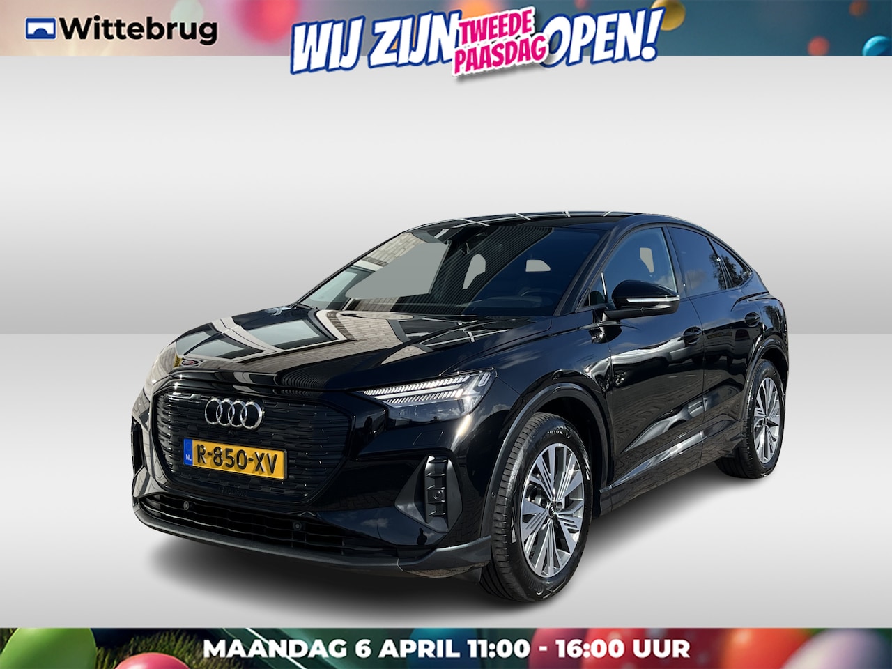 Audi Q4 Sportback e-tron - 40 Advanced edition 77 kWh / SOH 93%/ AUTOMAAT/ ACC/ PARK.SENSOREN V+A/ CAMERA/ ELEK.ACHTE - AutoWereld.nl