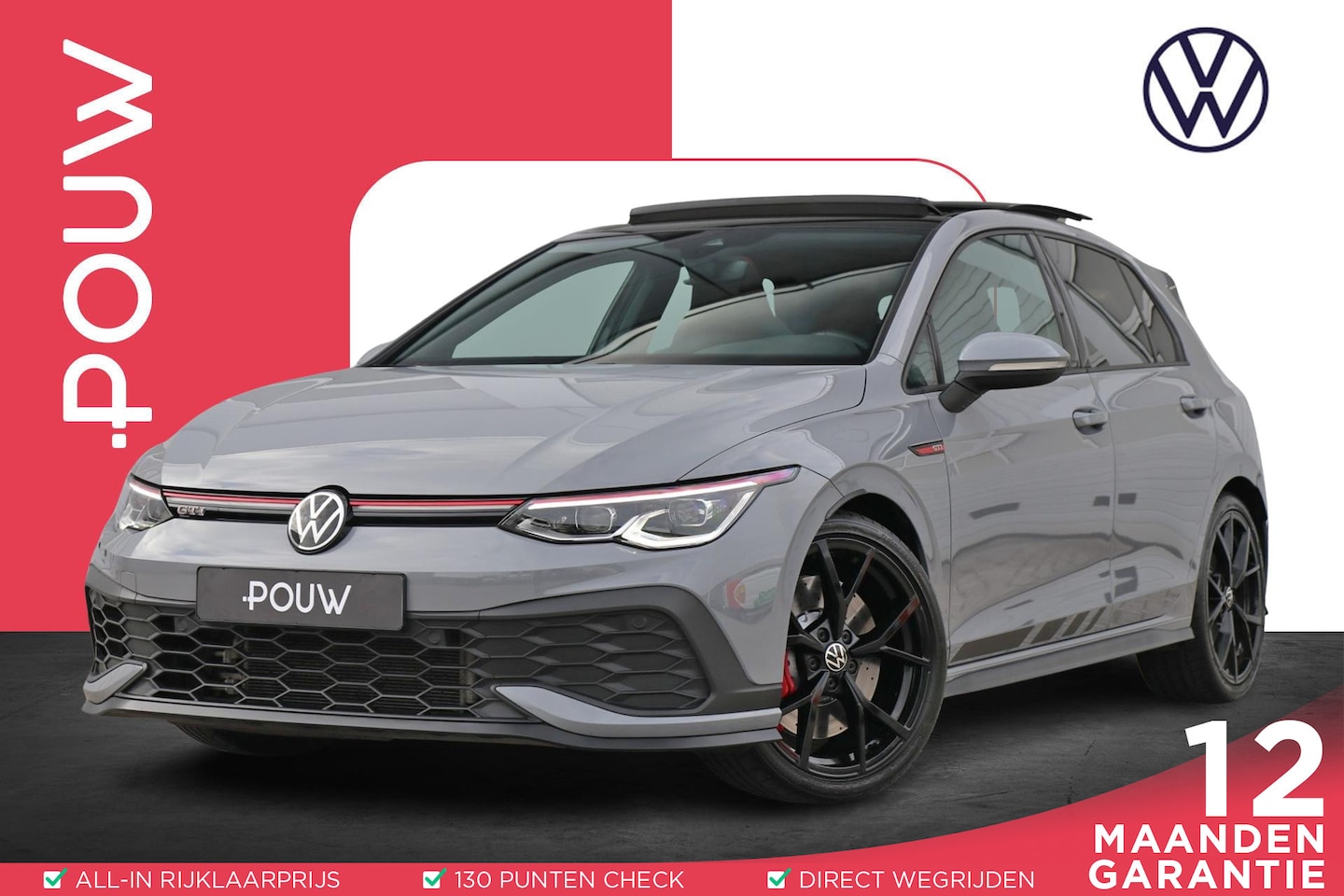 Volkswagen Golf - 2.0 TSI 300pk DSG GTI Clubsport | Panoramadak | Navigatie | Stoelverwarming - AutoWereld.nl