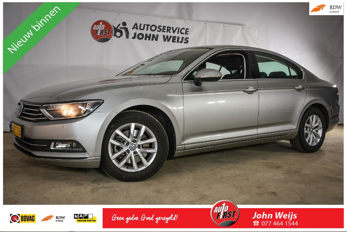 Volkswagen Passat - 1.4 TSI ACT Comfortline 1.4 TSI ACT Comfortline, climatronic, cruise control - AutoWereld.nl