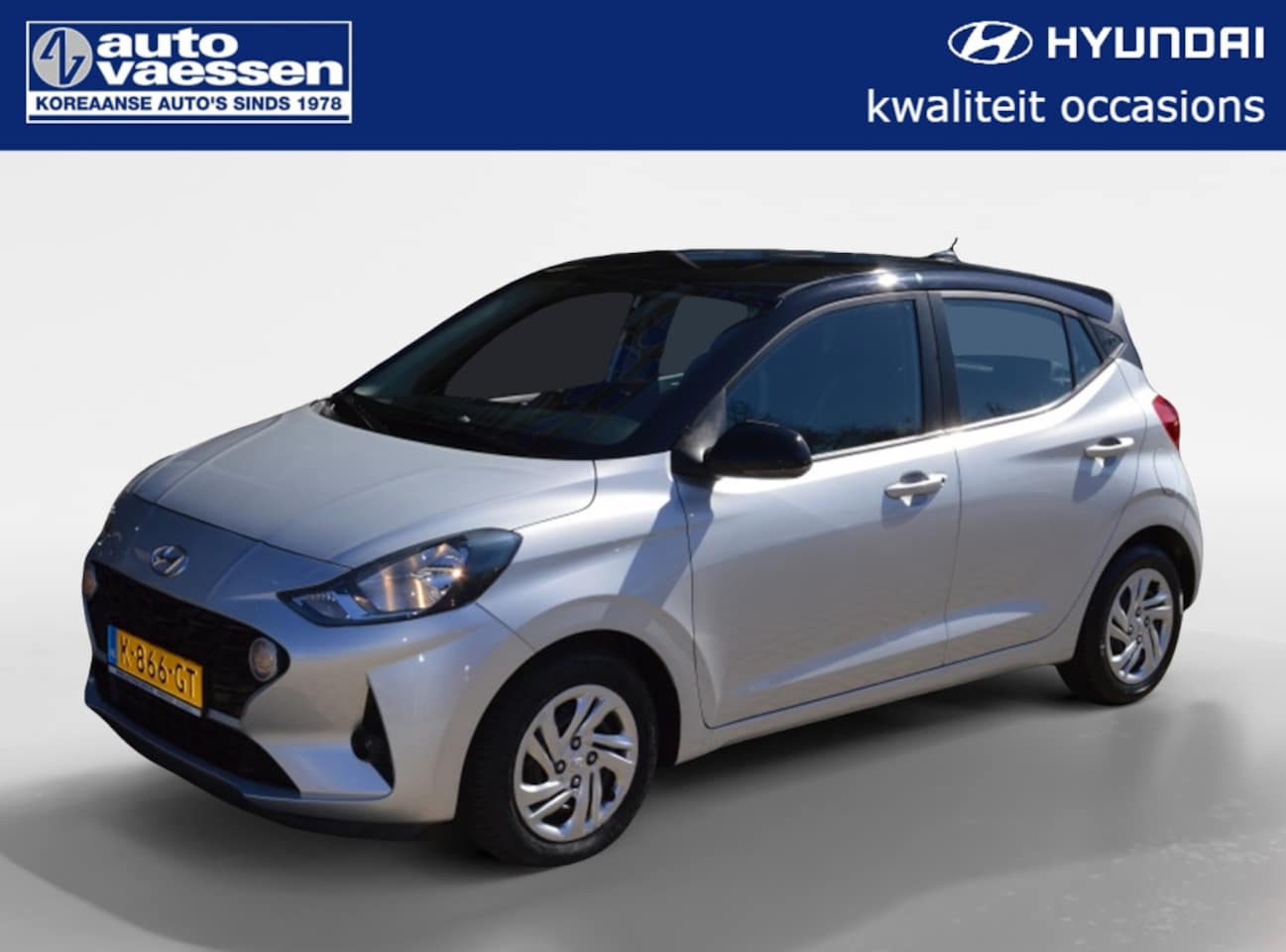 Hyundai i10 - 1.0 Automaat Comfort Navi Camera Cruise PDC two-tone - AutoWereld.nl