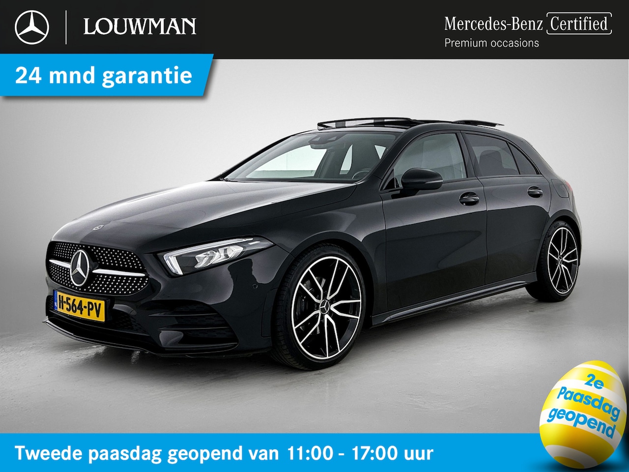 Mercedes-Benz A-klasse - 180 AMG line | Night pakket | Panorama schuifdak Inclusief 12 Maanden Garantie. - AutoWereld.nl