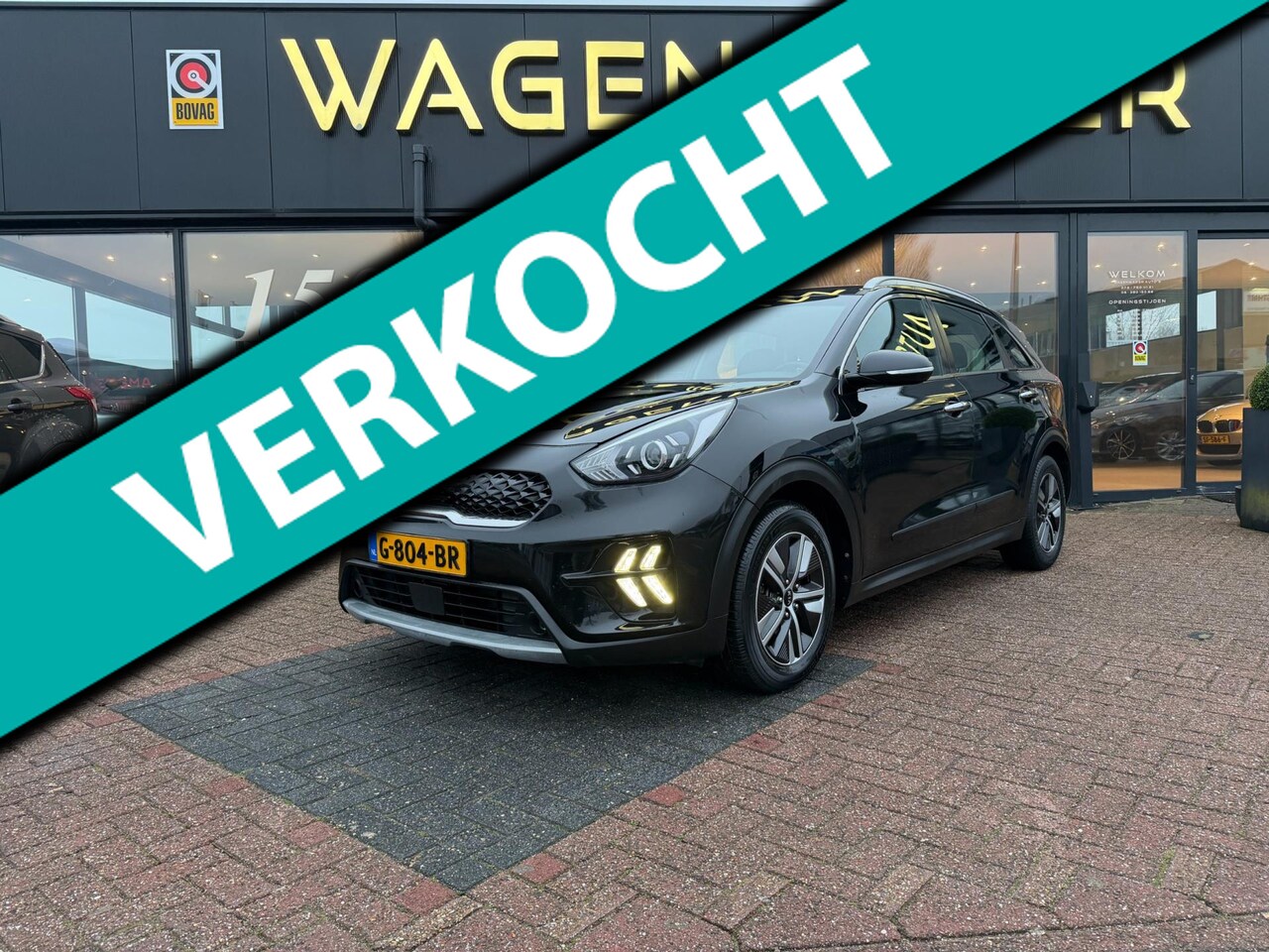 Kia Niro - 1.6 GDi Hybrid DynamicLine Clima|Cruise|NAV|DealerOH - AutoWereld.nl