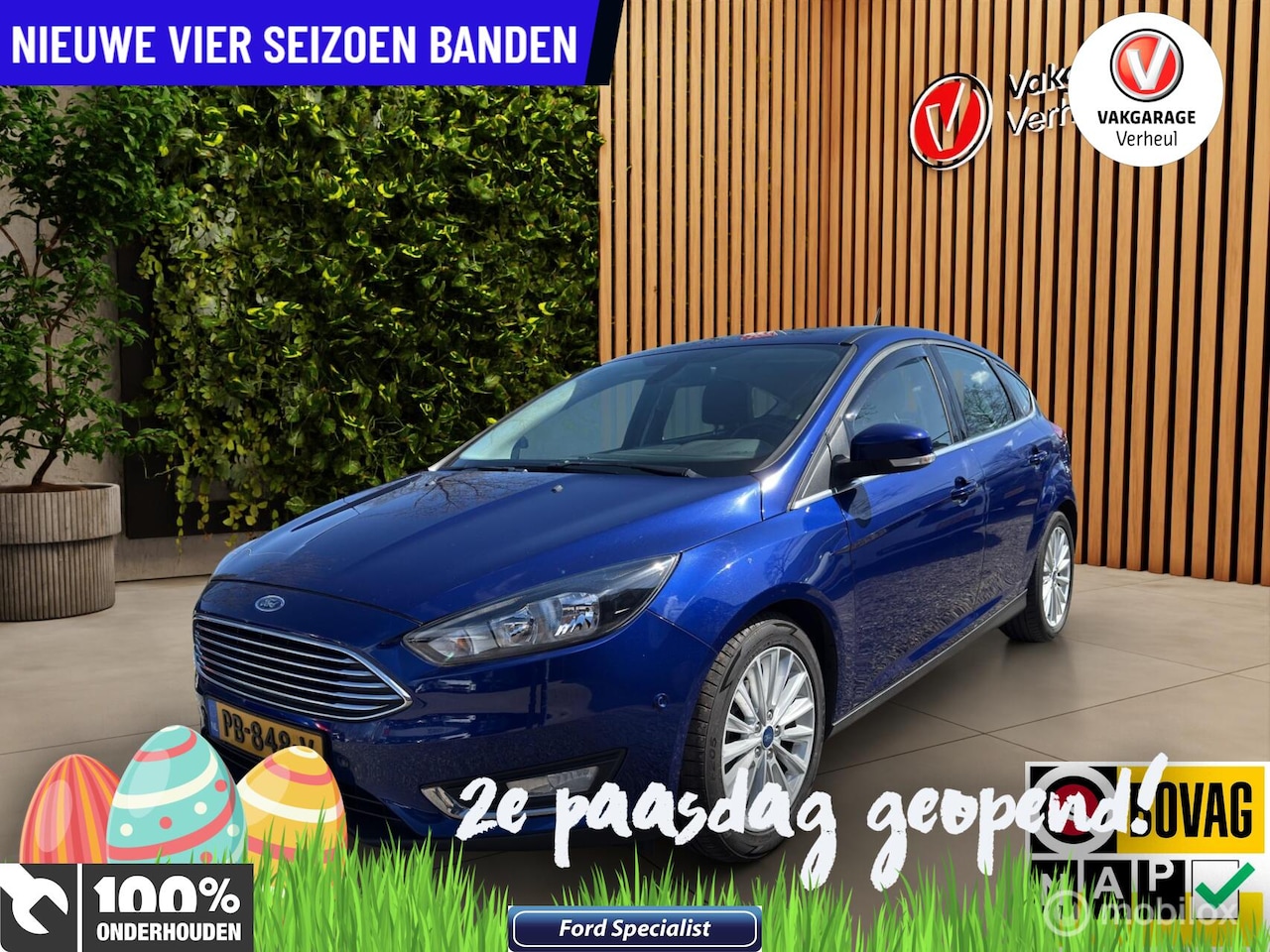 Ford Focus - 1.0 Titanium|125Pk|Navi|Boekjes|Nap - AutoWereld.nl