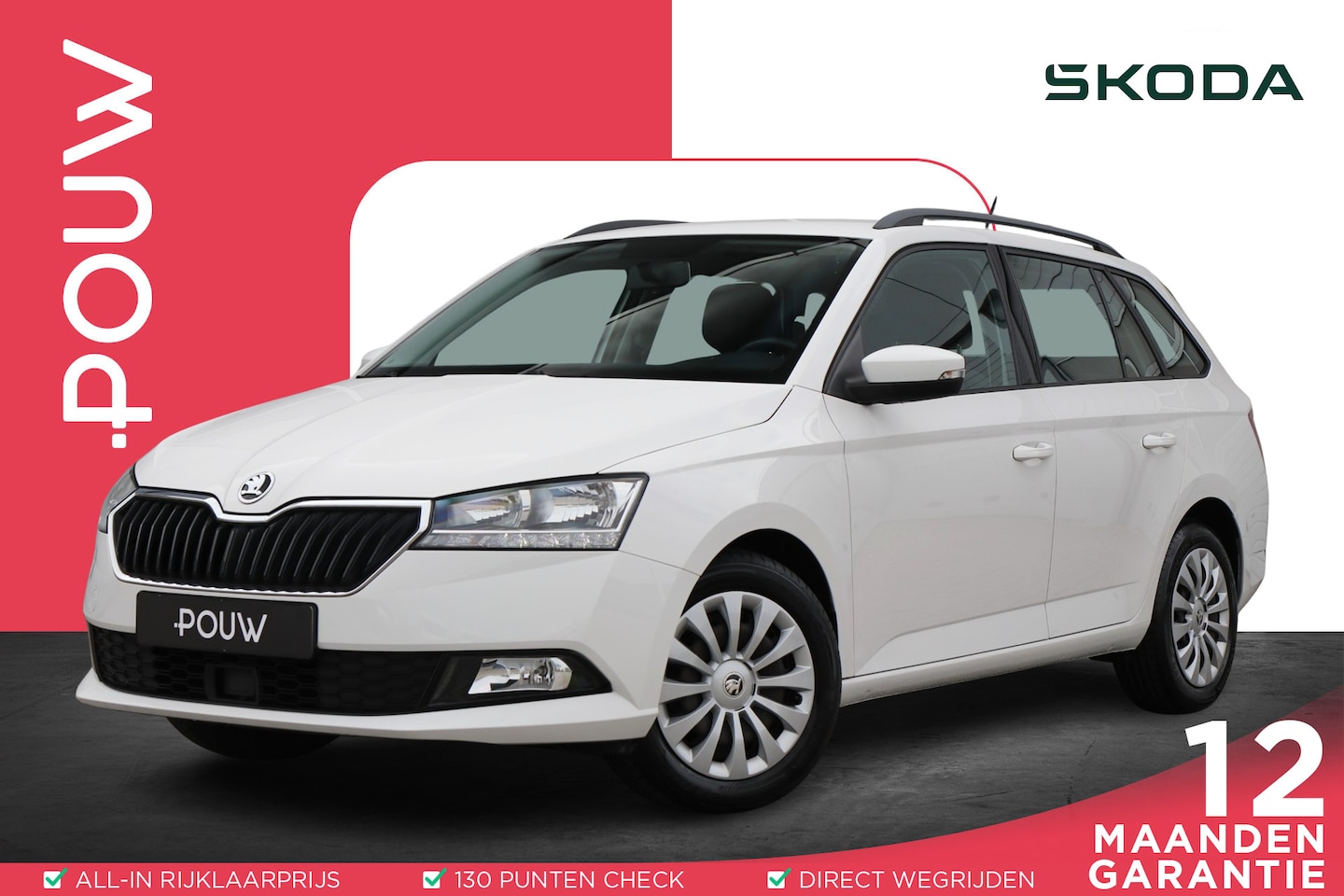 Skoda Fabia Combi - 1.0 TSI 95pk Ambition | Smartlink | Trekhaak | Airco - AutoWereld.nl
