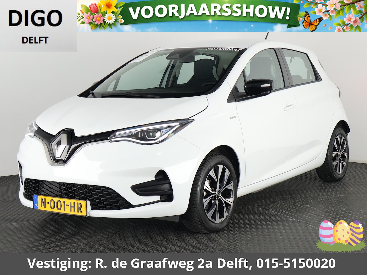 Renault Zoe - R135 Limited 52 kWh SOH 96% | Navigatie | 1e eigenaar | - AutoWereld.nl
