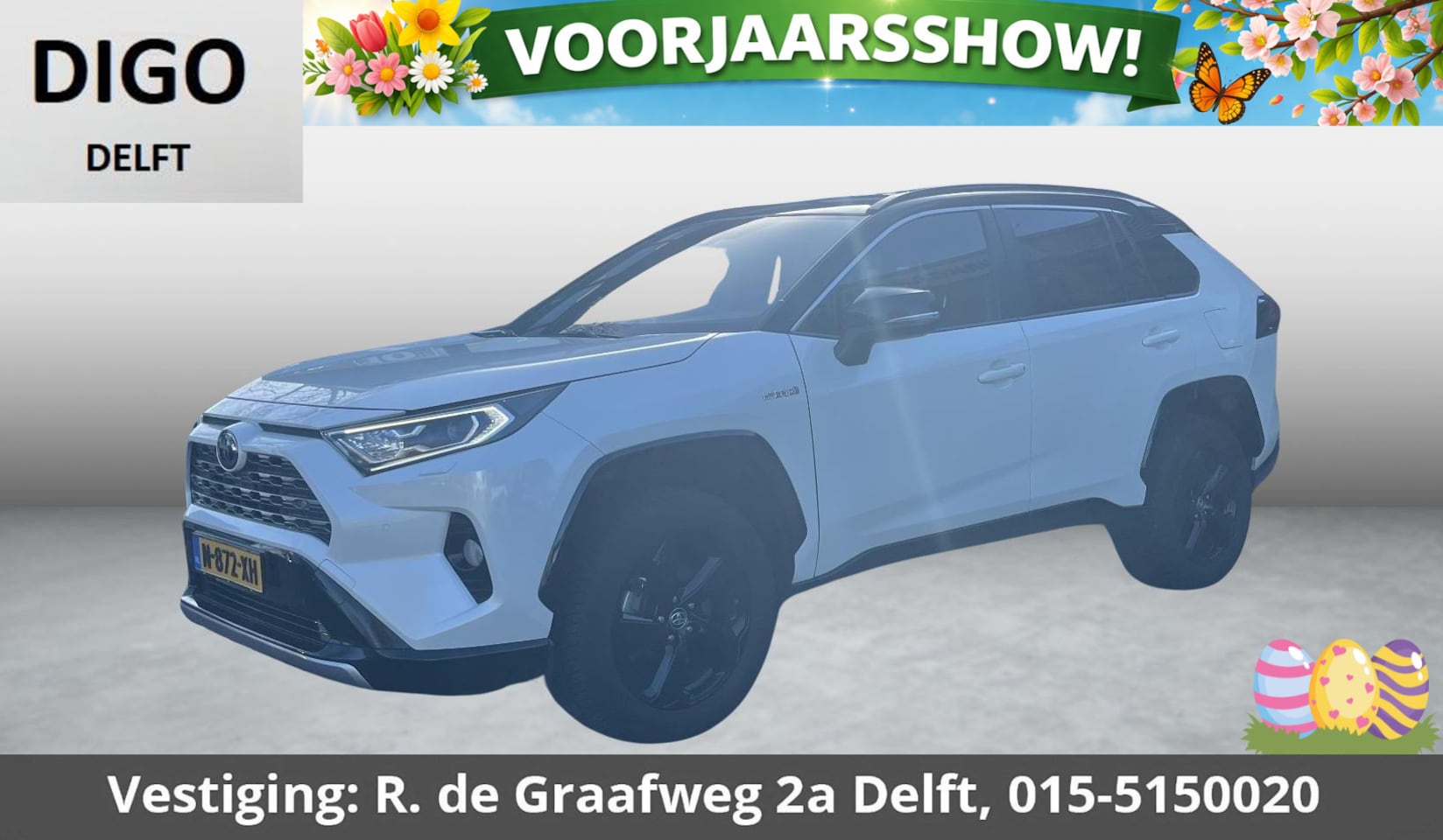 Toyota RAV4 - 2.5 Hybrid AWD Bi-Tone | 1650 KG trekgewicht | Trekhaak | Parkeersensoren | Apple Carplay - AutoWereld.nl