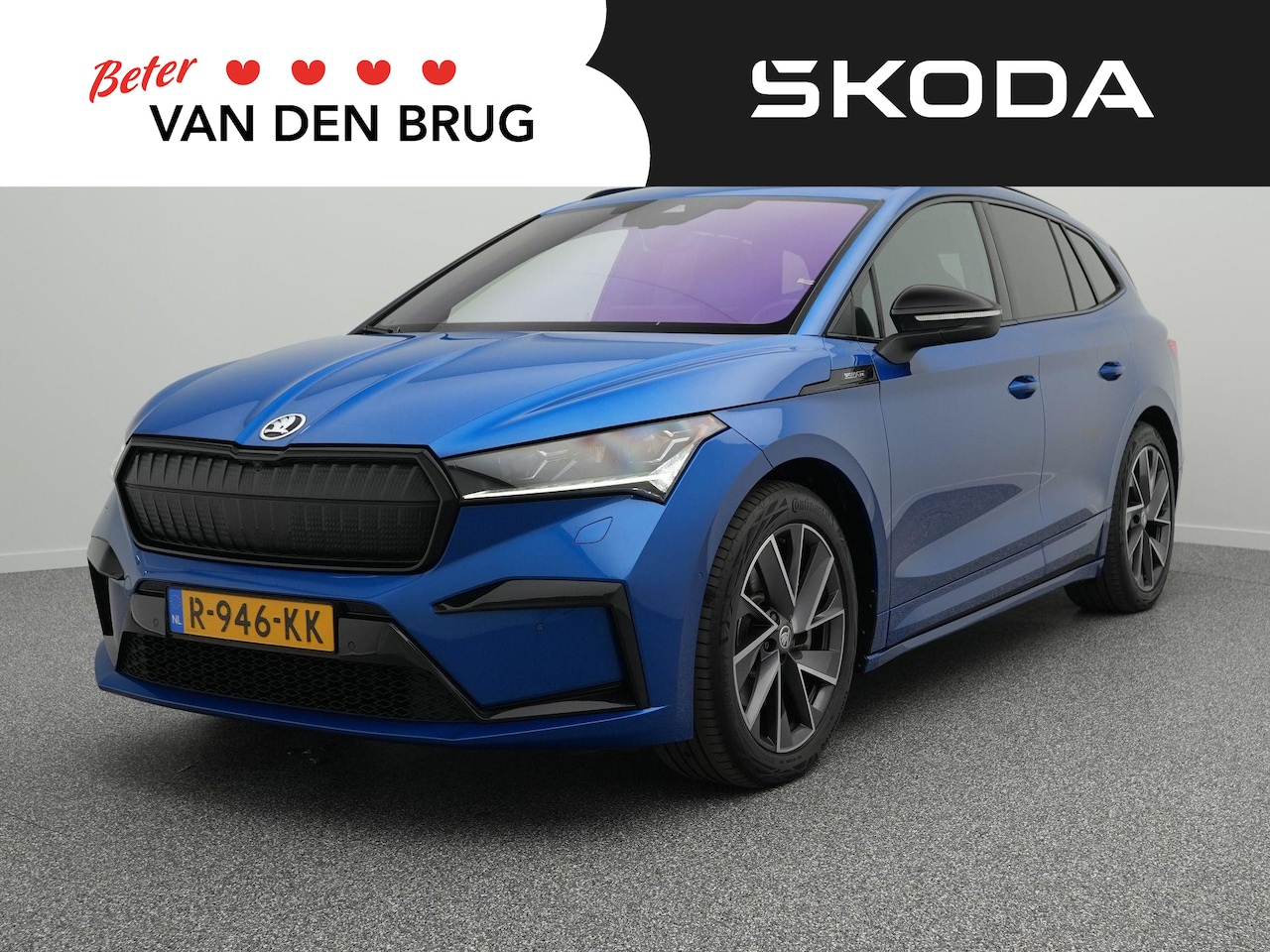 Skoda Enyaq iV - 80 Limited Edition Sportline | Trekhaak | Warmtepomp | Adaptieve cruise control | Stuur- & - AutoWereld.nl