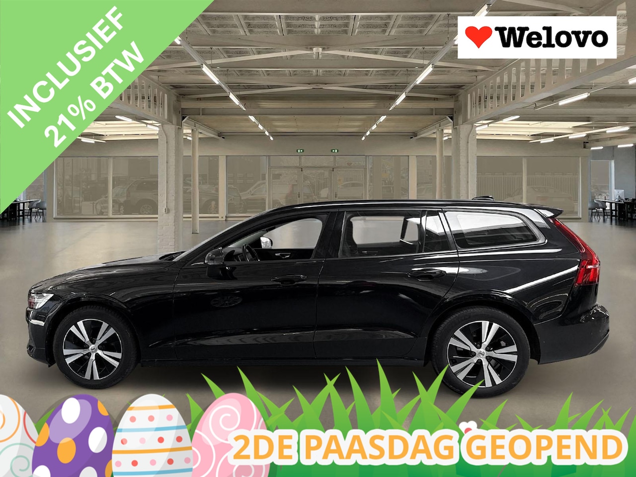 Volvo V60 - 2.0 B3 Momentum Advantage Mild hybrid, zuinig, leder.. - AutoWereld.nl