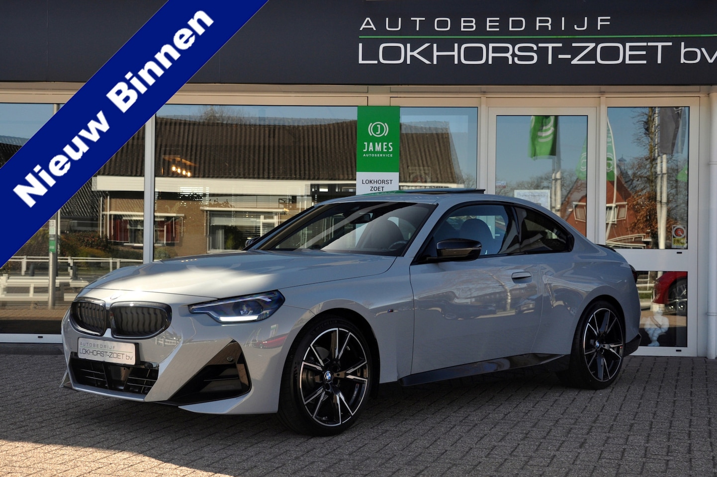 BMW 2-serie Coupé - 220i High Executive | Brooklyn Grey | Schuifdak - AutoWereld.nl