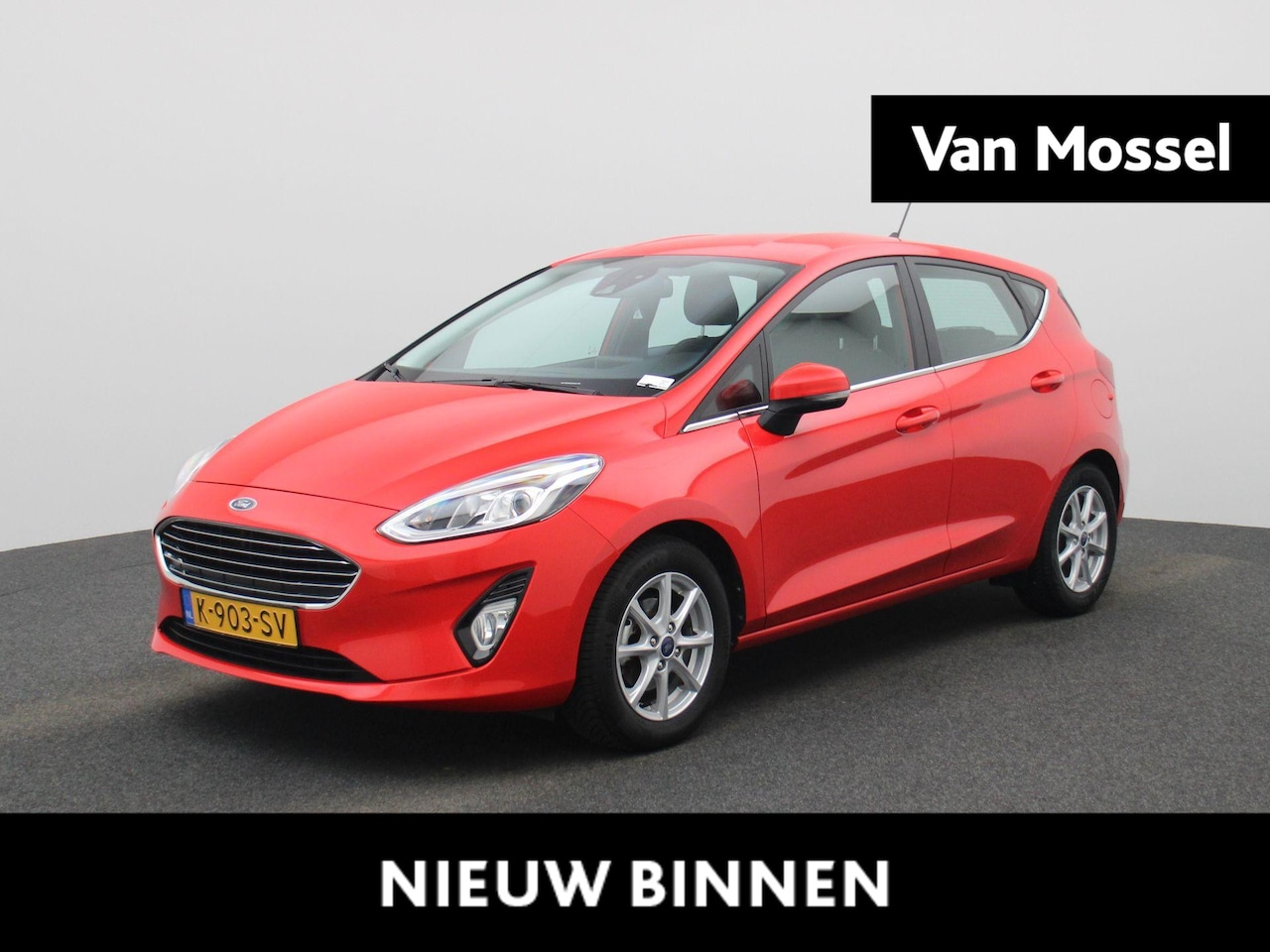 Ford Fiesta - 1.0 EcoBoost Hybrid Titanium | Winter Pack | Apple Carplay & Android Auto | Parkeersensore - AutoWereld.nl