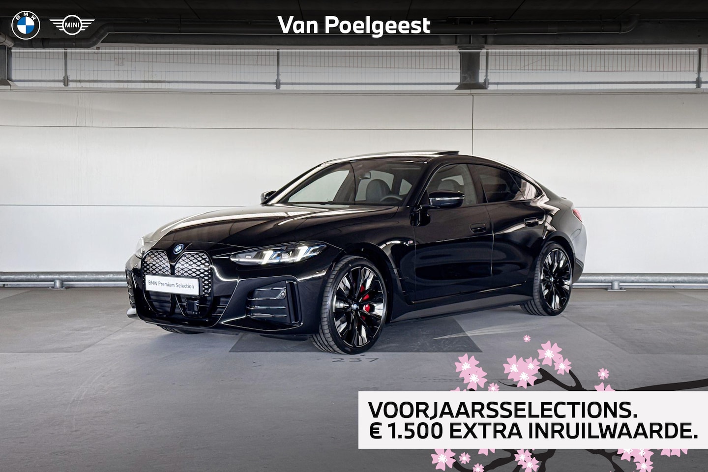 BMW i4 - eDrive40 84 kWh | Selections | M Adaptief onderstel | Elektrisch bediend glazen schuif-/ka - AutoWereld.nl