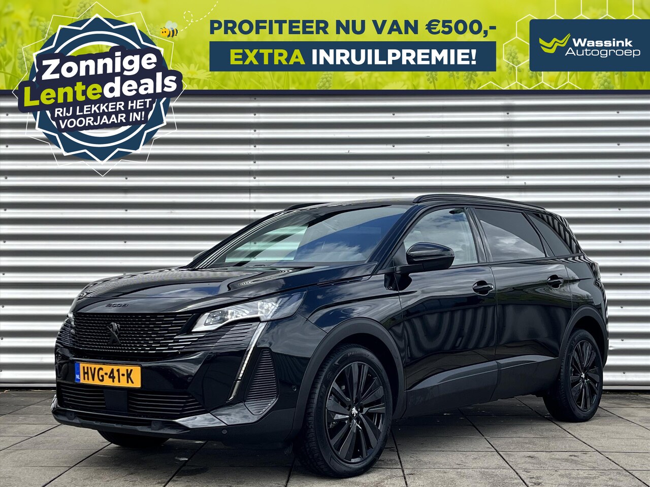 Peugeot 5008 - 1.2 Turbo 130pk GT EAT8 8-traps Automaat Black Pack | WASSINK LENTEDEALS | Navigatie | LED - AutoWereld.nl