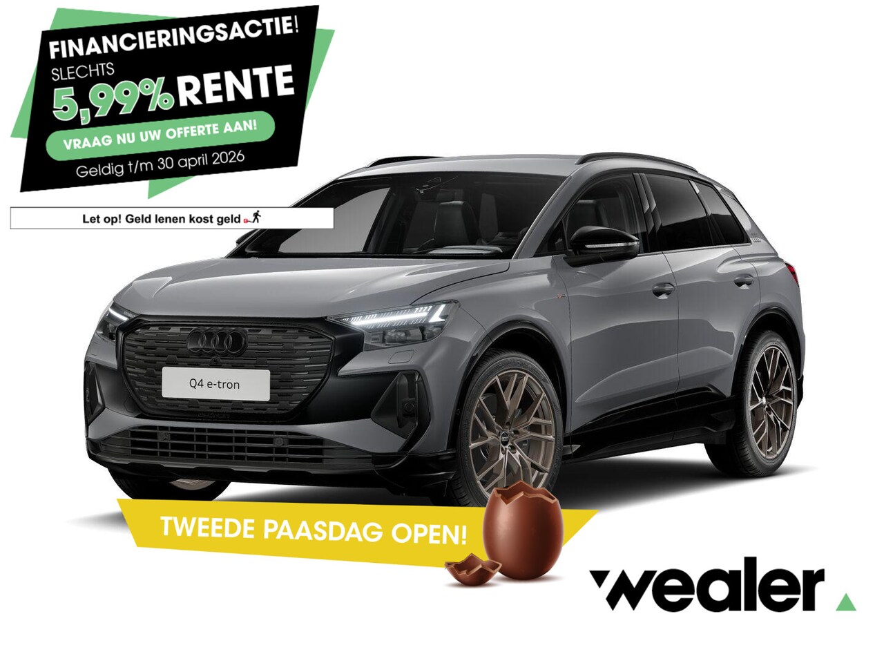 Audi Q4 e-tron - 45 S Edition 82 kWh | 286 PK | SoH 100% | Matrix Led koplampen | Sonos premium | S line | - AutoWereld.nl
