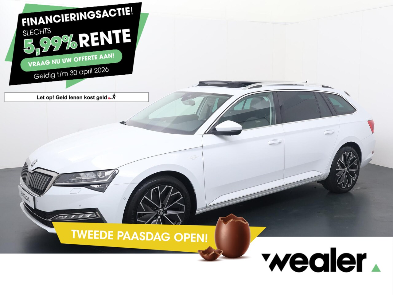 Skoda Superb Combi - 1.4 TSI iV Laurin & Klement Edition | 218 PK | SoH 97% | Trekhaak | Panoramadak | 360 grad - AutoWereld.nl