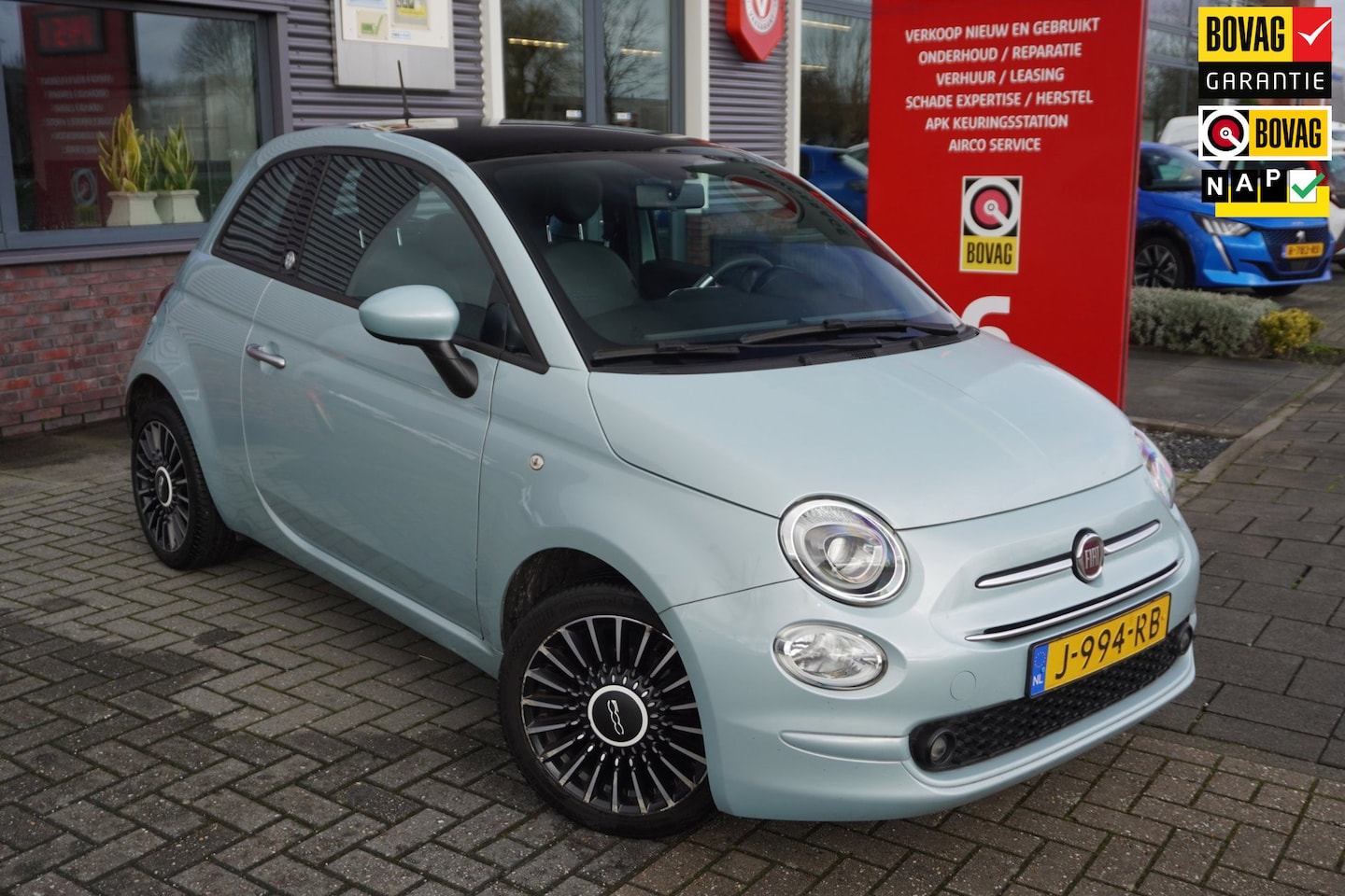 Fiat 500 - 1.0 Hybrid Launch Edition / Pano / Cruise control / DAB / Bluetooth - AutoWereld.nl