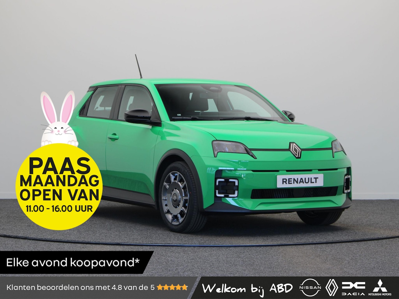 Renault 5 - urban range FIVE 40 kWh | Parkeersensoren achter | Airco | Apple carplay / Android auto | - AutoWereld.nl