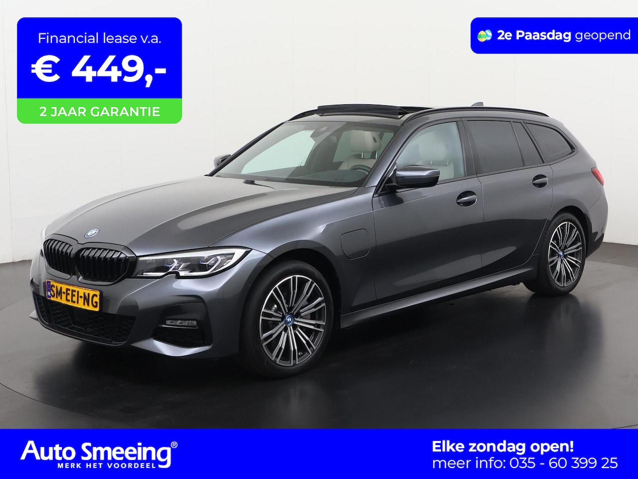 BMW 3-serie Touring - 330e xDrive M Sport Shadow | Panoramadak | Adaptief M Onderstel | Head-Up | Zondag Open! - AutoWereld.nl