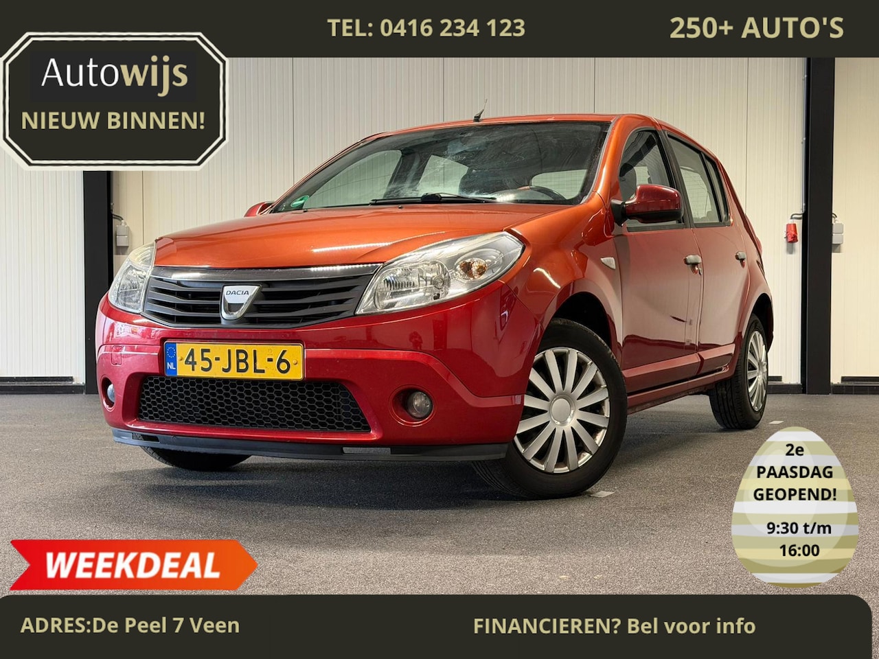 Dacia Sandero - 1.6 Lauréate|NL AUTO|5-DEU|LANGE APK! - AutoWereld.nl