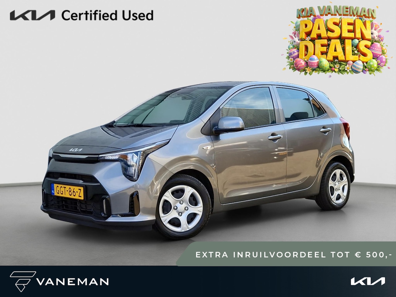 Kia Picanto - 1.0 DPI DynamicLine | Tot € 500,- extra inruil tijdens dit Paasweekend! | Navi | Camera | - AutoWereld.nl