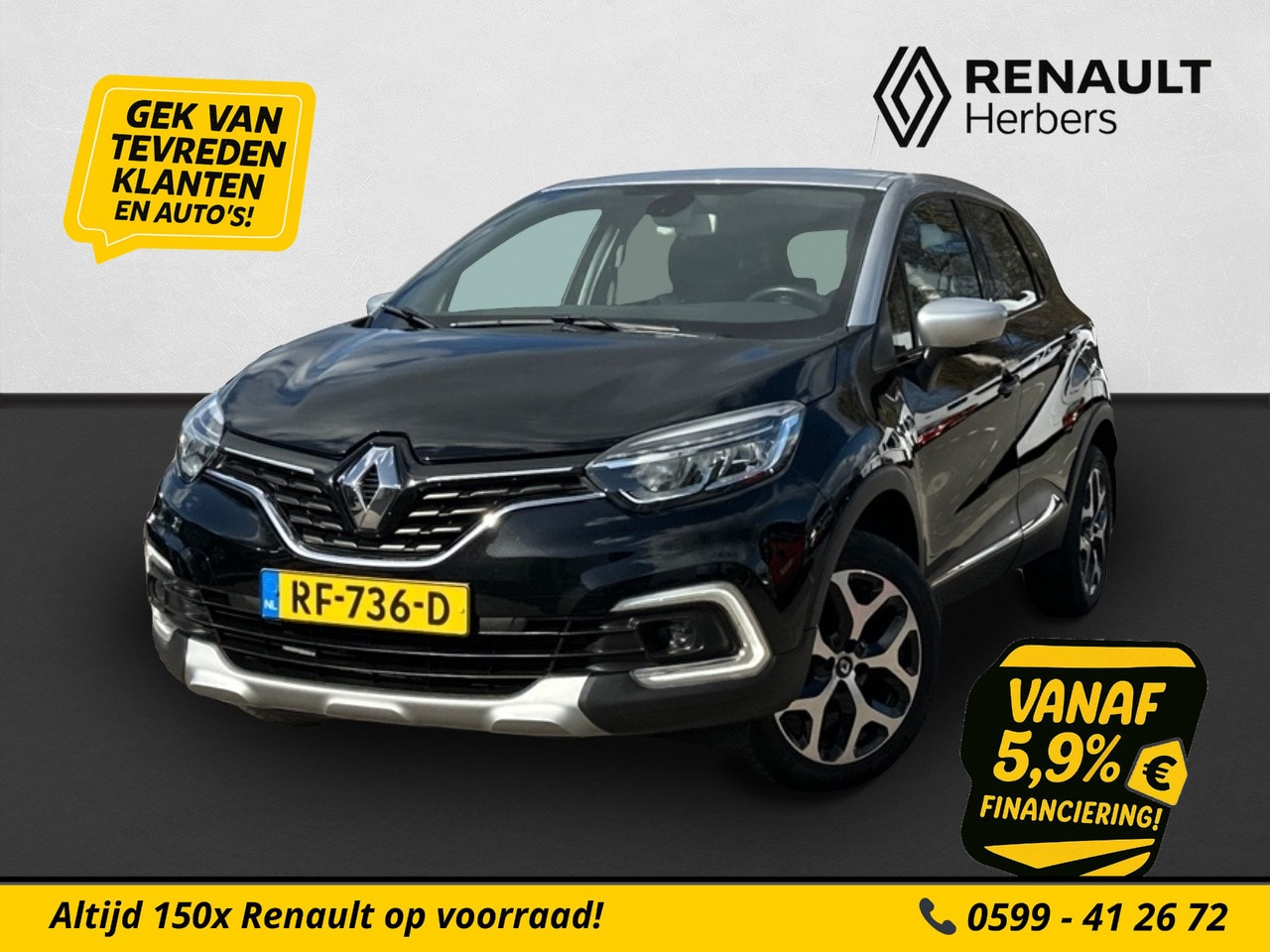 Renault Captur - 0.9 TCe Intens NAVI / APPLECARPLAY/ANDROID AUTO / TREKHAAK - AutoWereld.nl