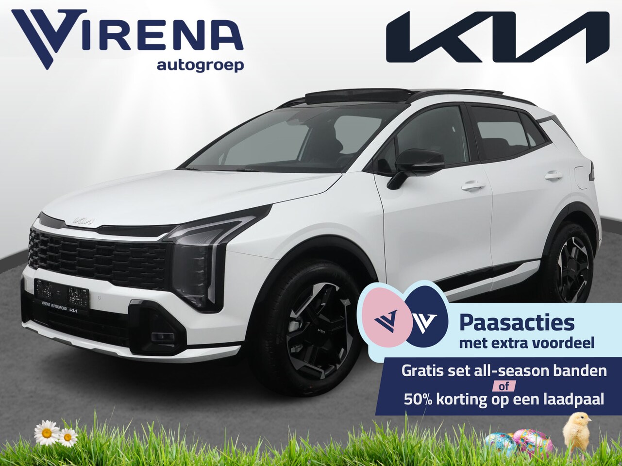 Kia Sportage - 1.6 T-GDi Hybrid GT-Line - Prijs incl. inruilpremie - Schuif-/kanteldak - Stoel-/stuurverw - AutoWereld.nl