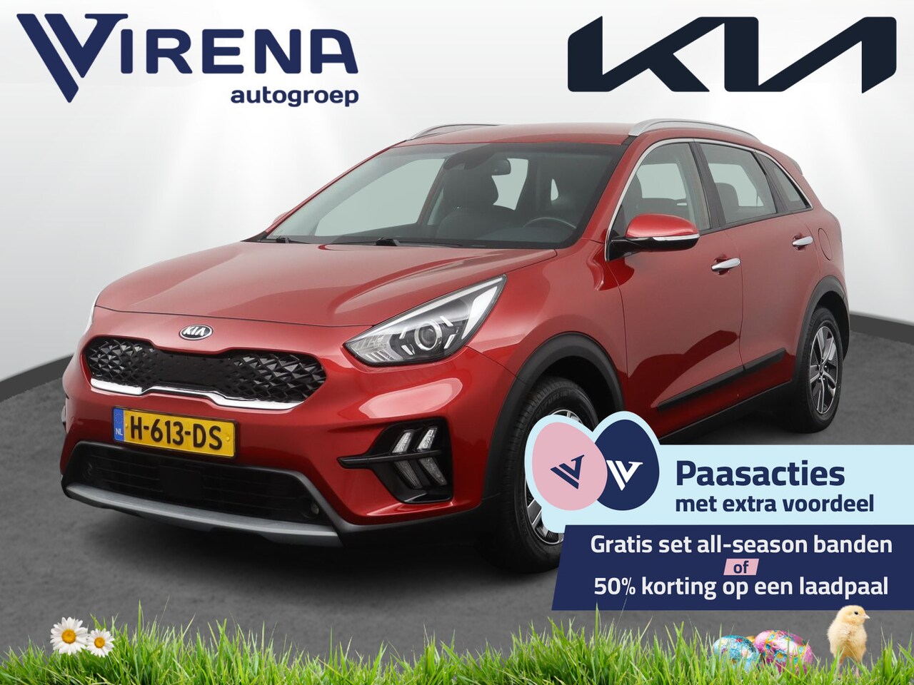 Kia Niro - 1.6 GDi Hybrid DynamicLine - Cruise Control - Climate Control - DAB - Apple Carplay / Andr - AutoWereld.nl