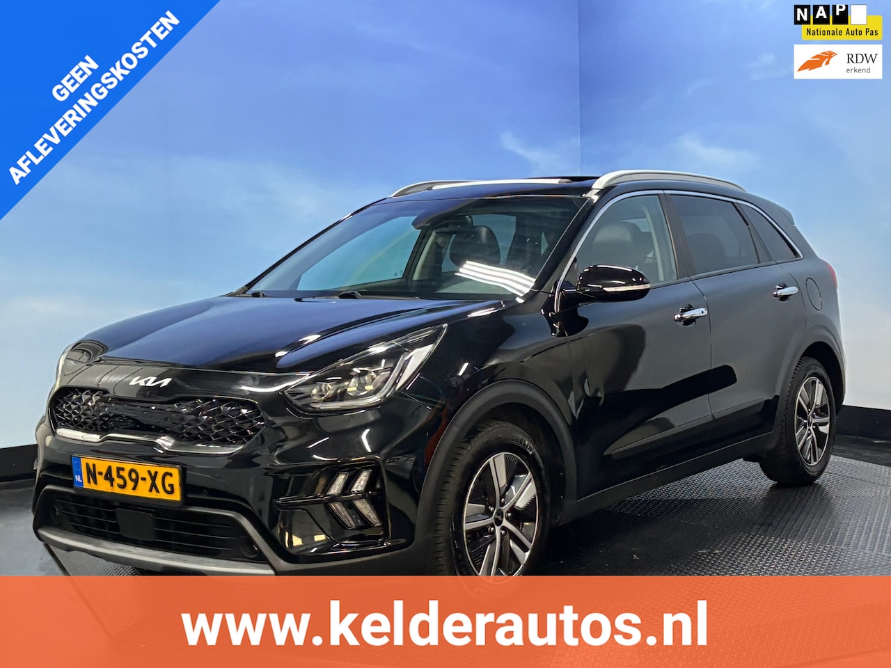 Kia Niro - 1.6 GDi Hybrid ExecutiveLine Navi | Clima | Cruise |Camera | Leer | Open dak - AutoWereld.nl
