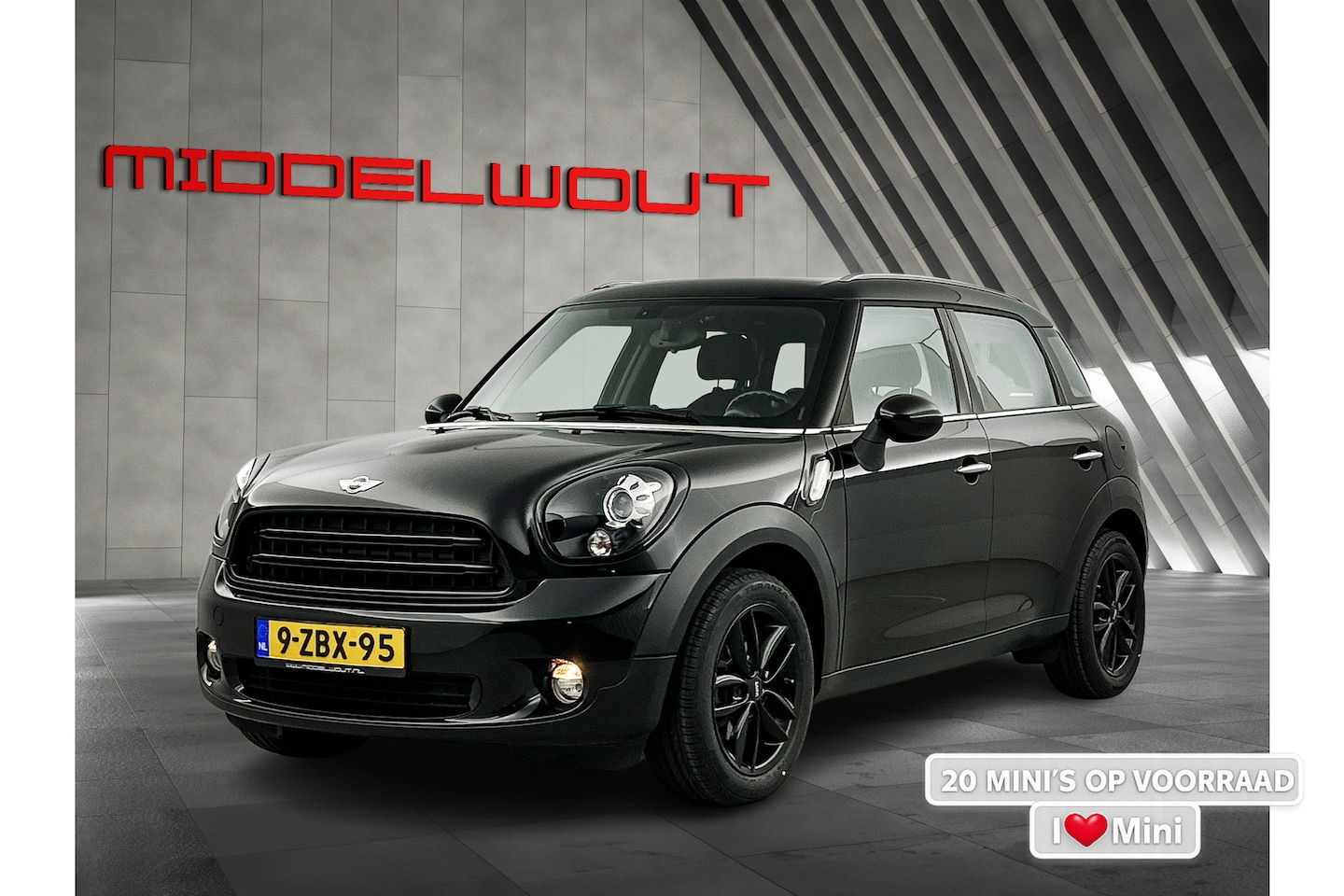 MINI Countryman - Mini 1.6 Knockout Black-Edition Climate/Xenon/Park.sens/17'LMV - AutoWereld.nl