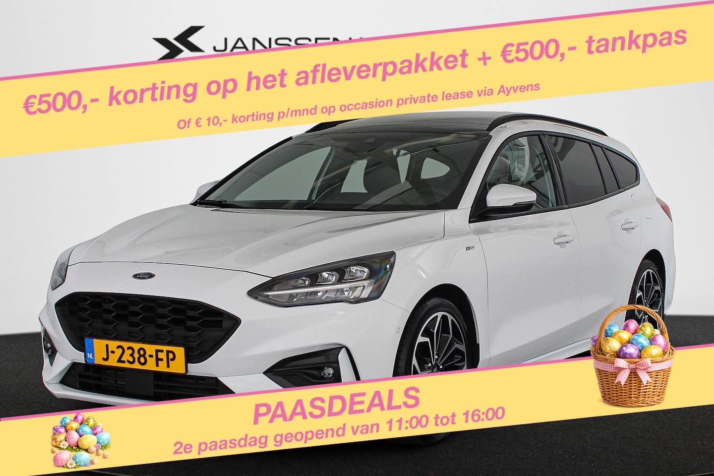 Ford Focus Wagon - 1.0 EcoBoost ST Line Business Panoramadak LED Winter Pakket - AutoWereld.nl