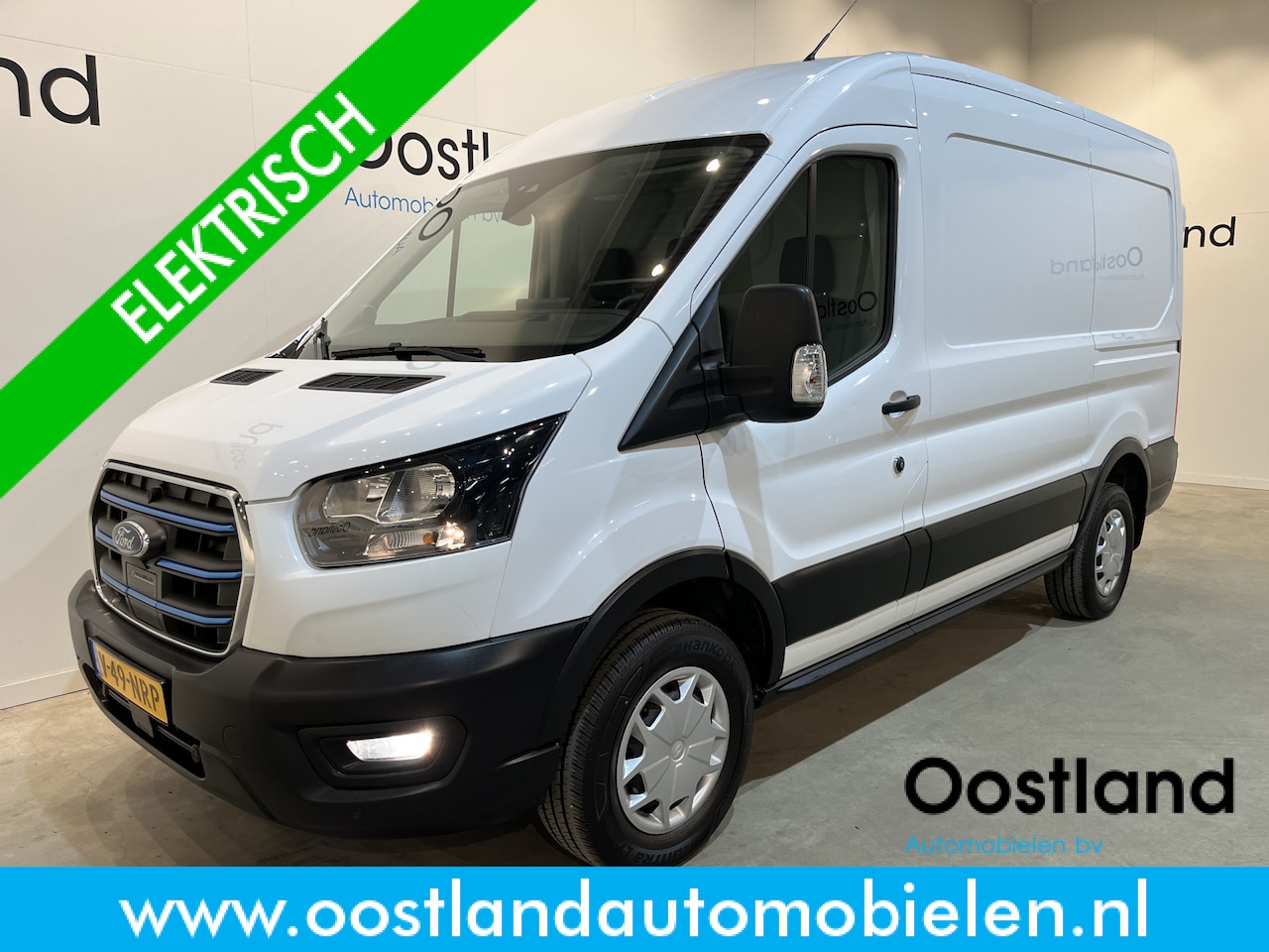 Ford E-Transit - 390 (3500 kg) L2H2 Trend 68 kWh 184 PK / 100% Elektrisch !! / Airco / Cruise Control / Car - AutoWereld.nl