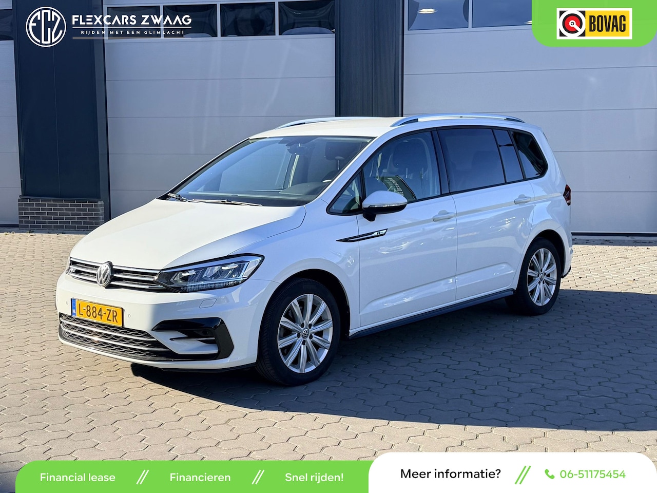 Volkswagen Touran - 1.2 TSI Highline Edition R Line 7p - Navi - Trekhaak - LED - AutoWereld.nl