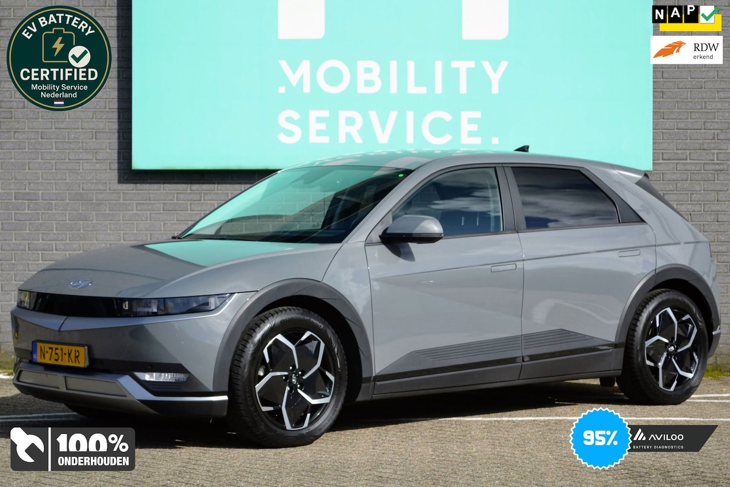 Hyundai IONIQ 5 - Connect+ 73kWh SOH95% LED CarPlay Wpomp ACC Leder - AutoWereld.nl