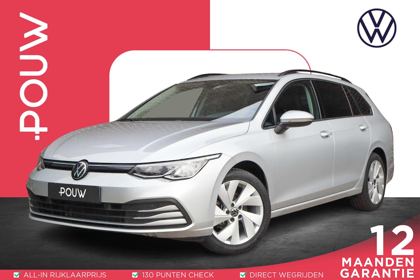 Volkswagen Golf Variant - 1.0 TSI 110pk Life | Navigatie | Getint glas | Volautomatische Airconditioning - AutoWereld.nl