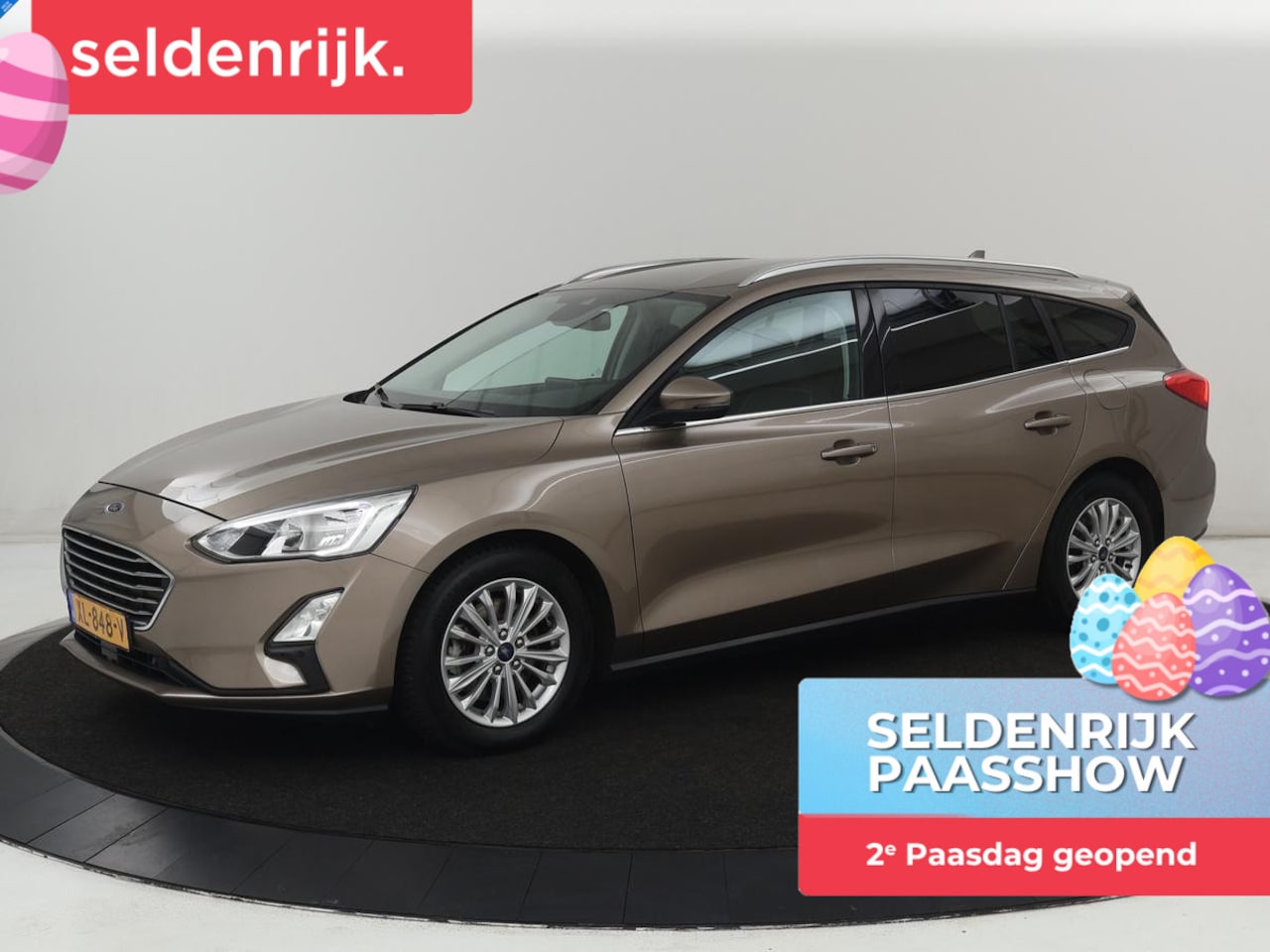 Ford Focus - 1.0 EcoBoost Titanium | Stoelverwarming | Trekhaak | Adaptive cruise | Carplay | Keyless | - AutoWereld.nl