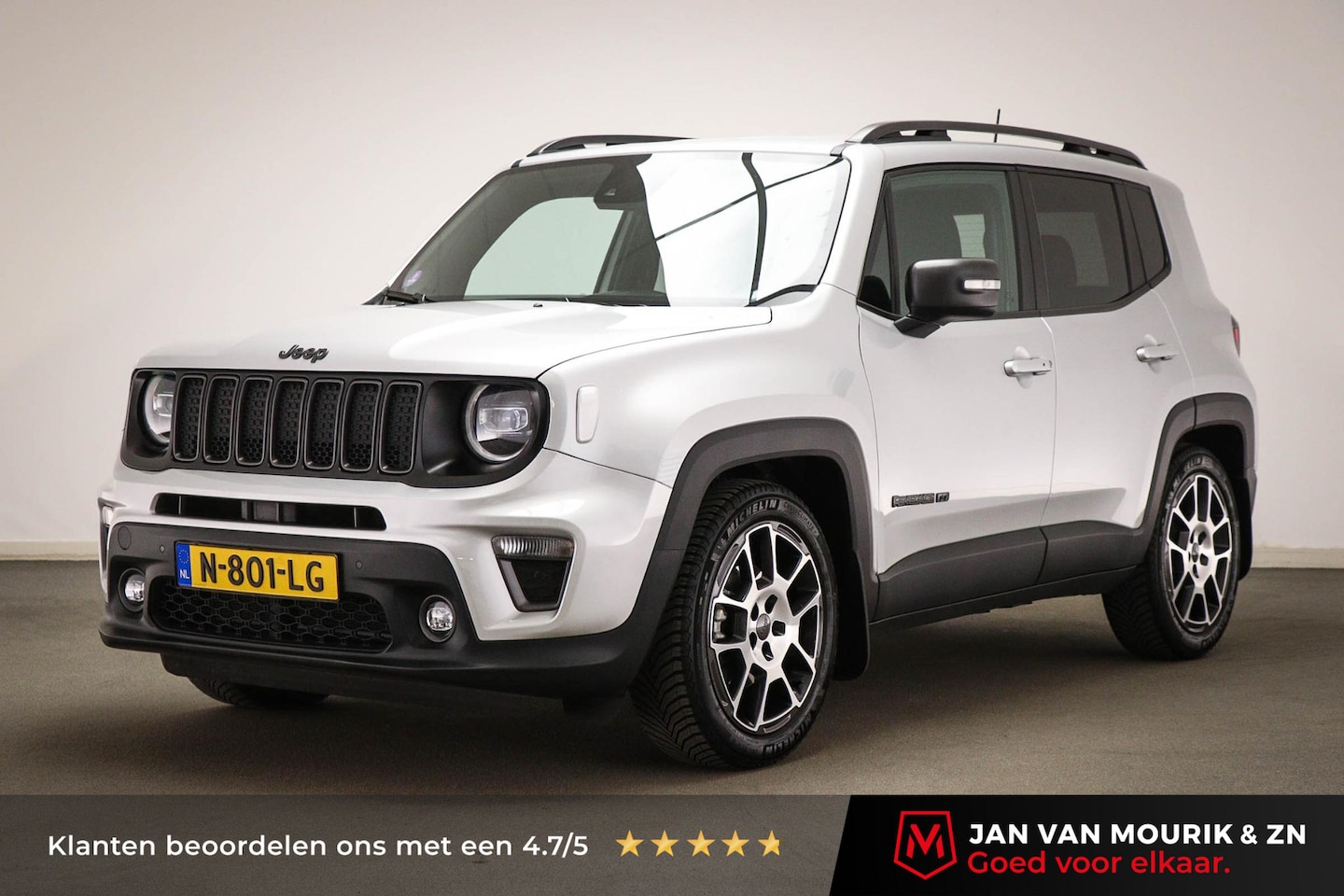 Jeep Renegade - 1.3T DDCT 80th Anniversary | PARKING PACK | NAVIGATIE | DAB | APPLE | CAMERA | TREKHAAK - AutoWereld.nl