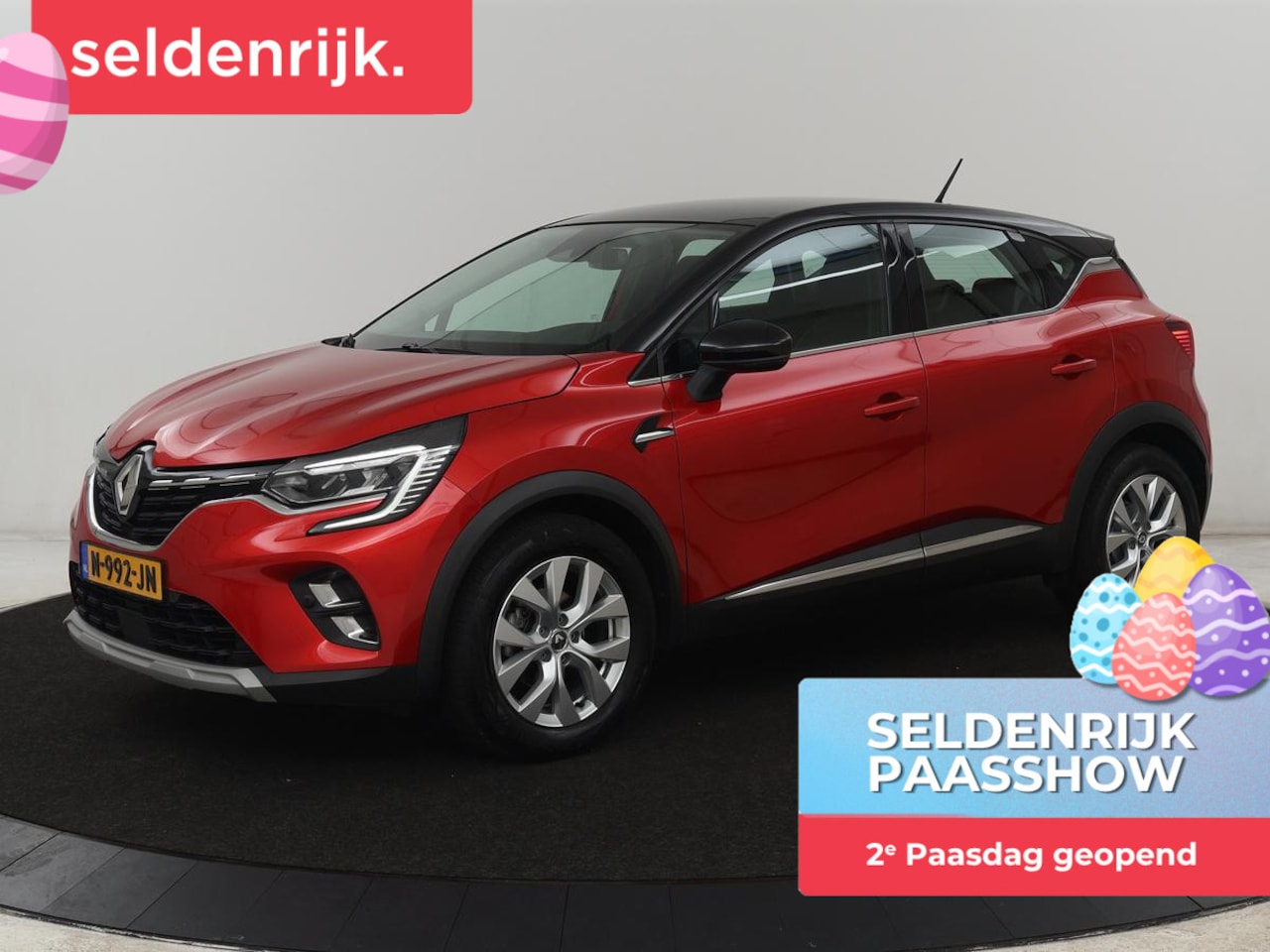 Renault Captur - 1.3 TCe 140 Intens | Automaat | Camera | Carplay | Keyless | Navigatie | Full LED | 17'' | - AutoWereld.nl