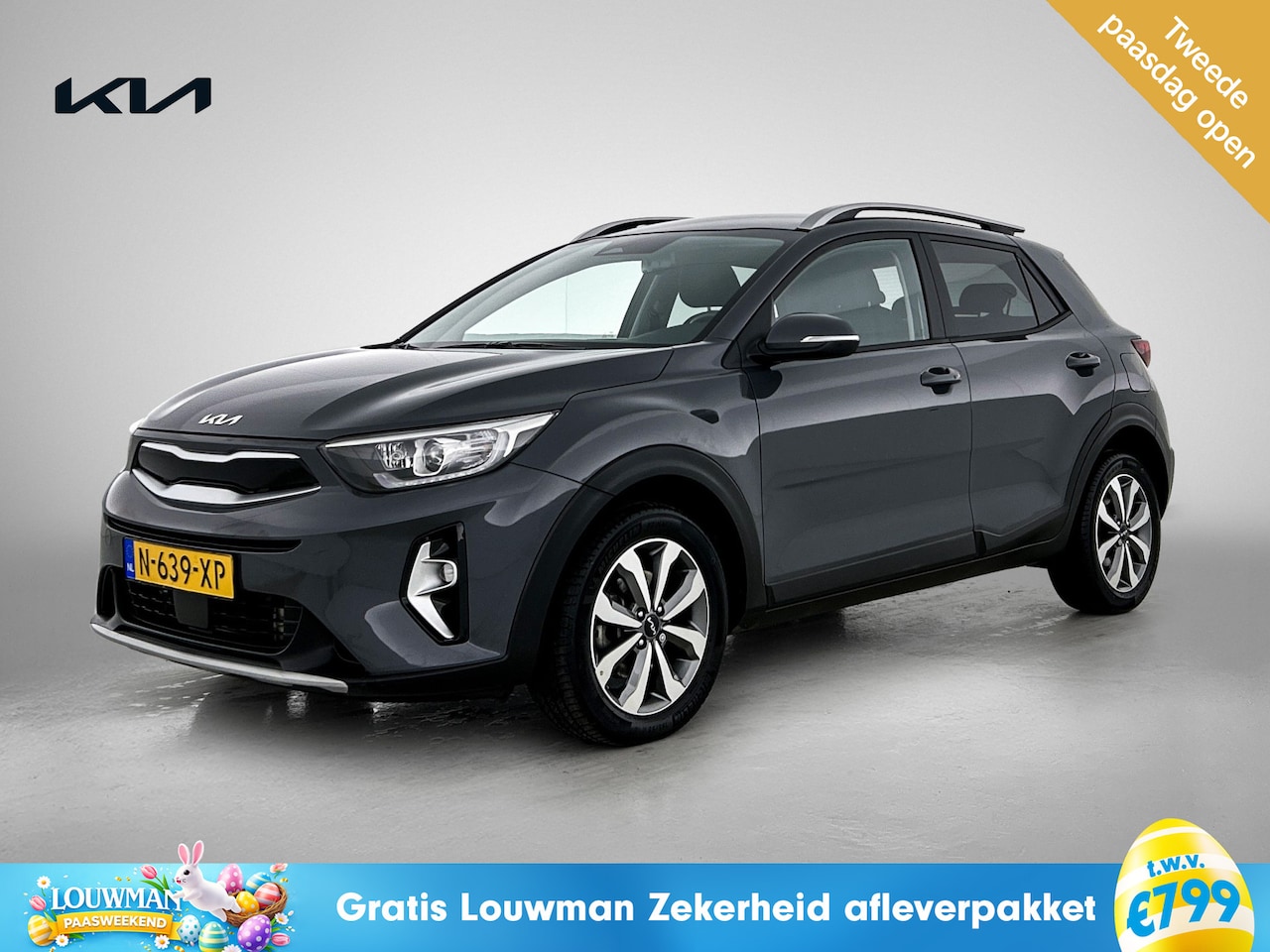 Kia Stonic - 1.0 T-GDi MHEV DynamicPlusLine Navigatie | Airco | Achteruitrijcamera Kia-paasweekend - AutoWereld.nl