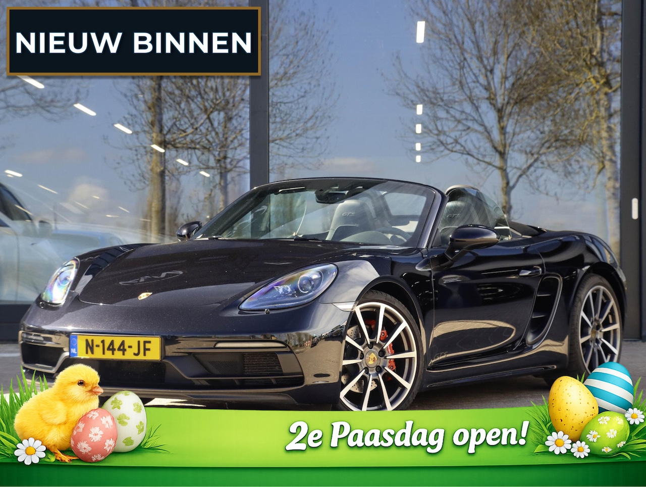 Porsche 718 Boxster GTS - 2.5 PDK 366PK SportChrono Bose Sportuitlaat Alcantara - AutoWereld.nl