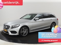 Mercedes-Benz C-klasse - 400 4Matic AMG | 333pk | Head-Up | Adaptive cruise | Leder | Trekhaak | Luchtvering | Burm