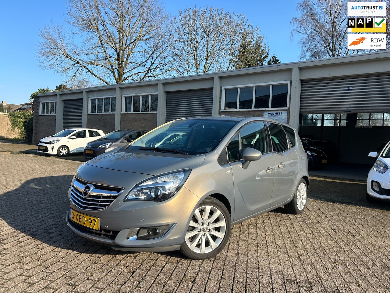 Opel Meriva - 1.4 Turbo Cosmo. Cruise/Airco/ PDC/ Trekhaak/ NAP! - AutoWereld.nl