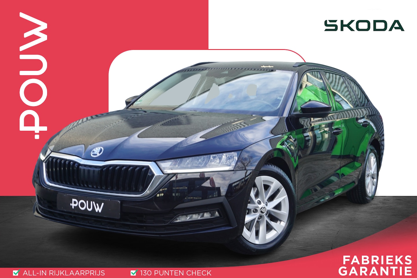 Skoda Octavia Combi - 1.4 TSI 204pk iV PHEV Business Edition | SmartLink | Climate | Cruise | PDC Achter | Lane - AutoWereld.nl